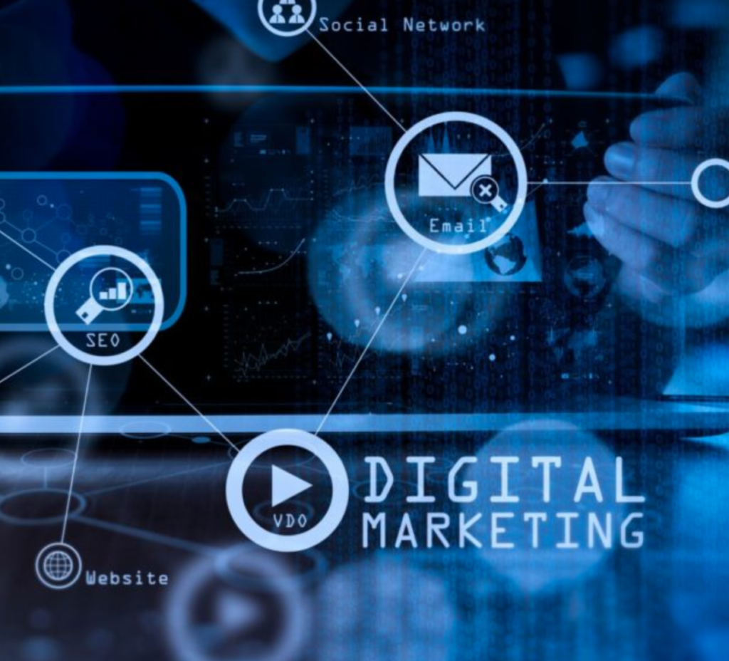 pantalla con indicadores clave del marketing digital