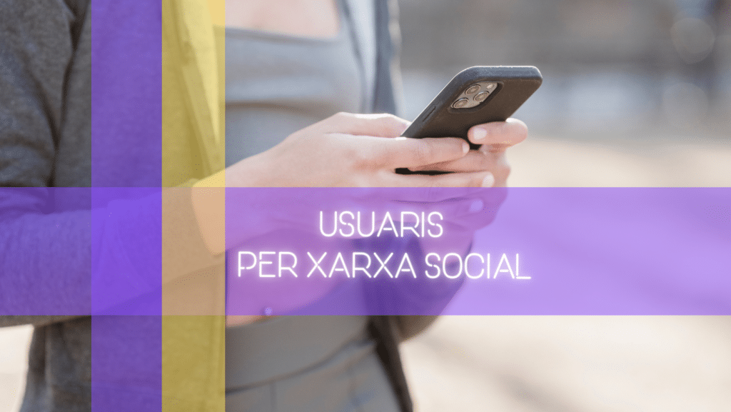 usuaris per xarxa social